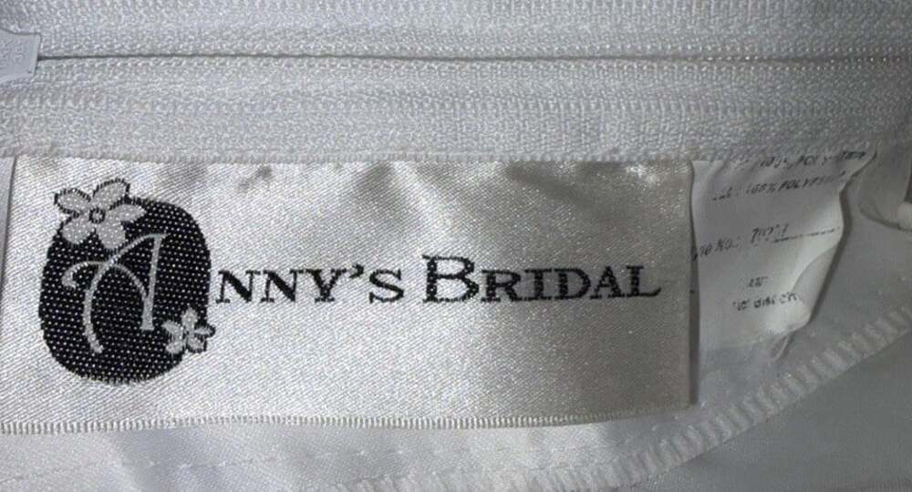 Anny’s Bridal 71271 Princess Ball Gown Wedding Dress Long Sleeve Sz 8 Corset - Picture 14 of 14